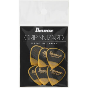 Ibanez PPA16XSG-YE - Grip Wizard Guitar Picks 1.20mm Sand Grip Extra Heavy (6 Pack) - Yellow