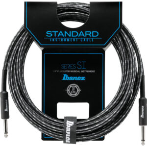 Ibanez SI20-CCT - 20ft Instrument Cable Straight–Straight - Charcoal / Grey