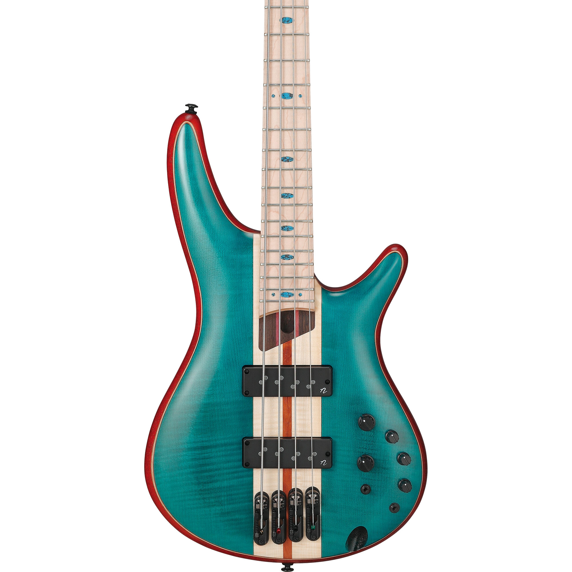 Ibanez SR1420B-CGL - Premium SR - Bass Guitar - Caribbean Green Low Gloss - Image 5