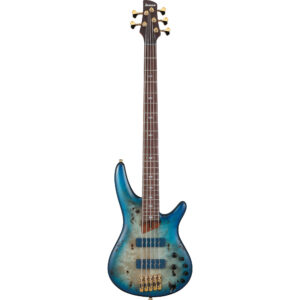 Ibanez SR6605-GFB - Prestige SR 5-String - Bass Guitar - Ghost Fleet Blue Burst