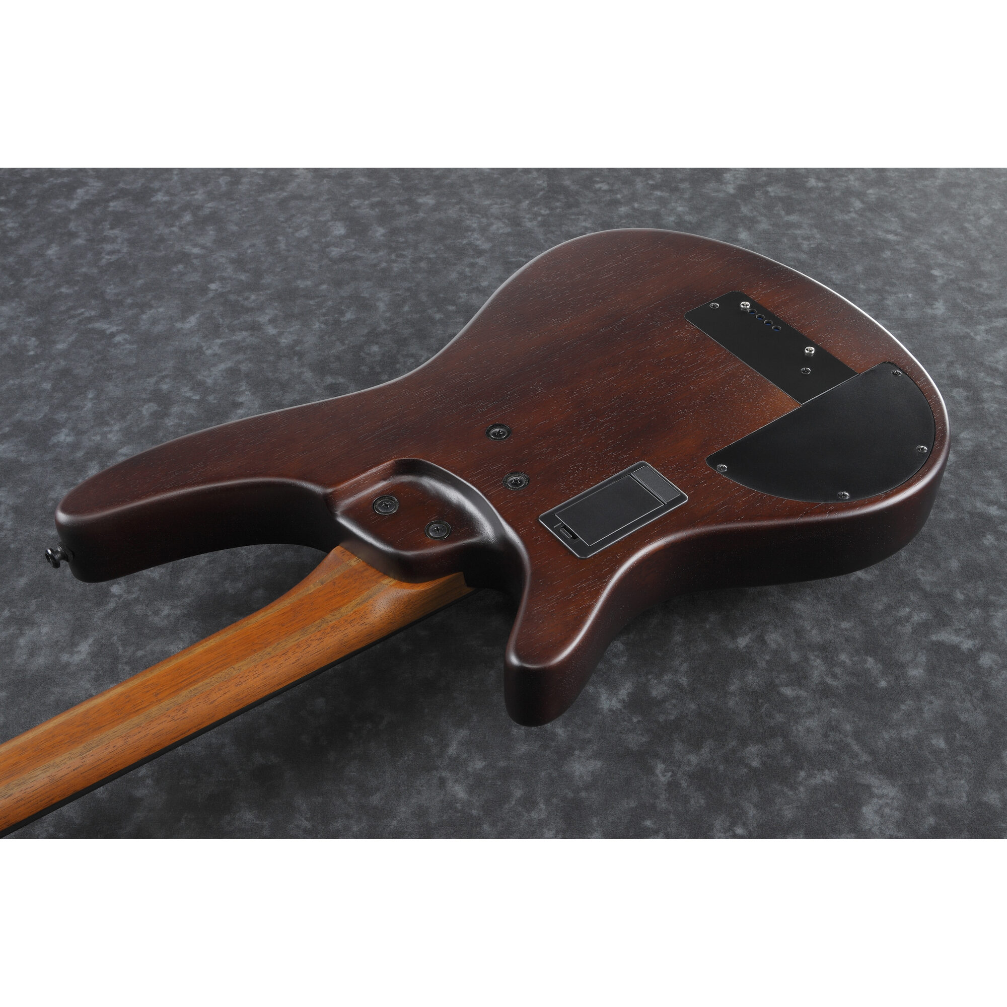 Ibanez SRH500F-NNF - SR Aerium Fretless Semi-Hollow - Bass Guitar - Natural Brown Burst Flat - Image 5