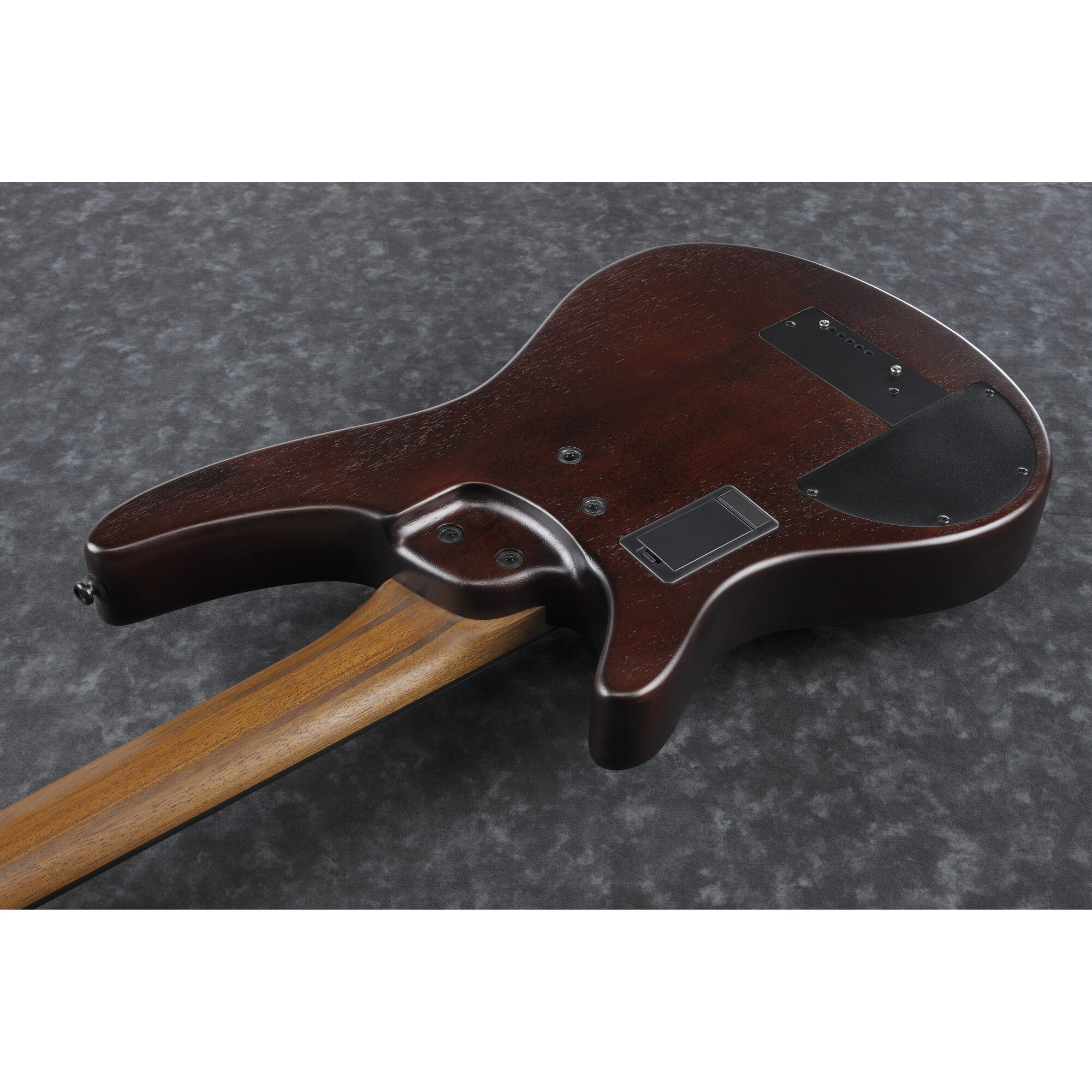 Ibanez SRH505F-NNF - SR Aerium Fretless Semi-Hollow 5-String - Bass Guitar - Natural Brown Burst Flat - Image 5