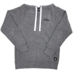 Zildjian T3420 Gray Zip Up Logo Hoodie Xs