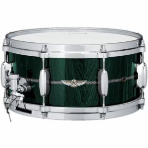 TAMA TBS1465S-CDKG STAR Bubinga 14" x 6.5" Snare Drum, Dark Green Cordia