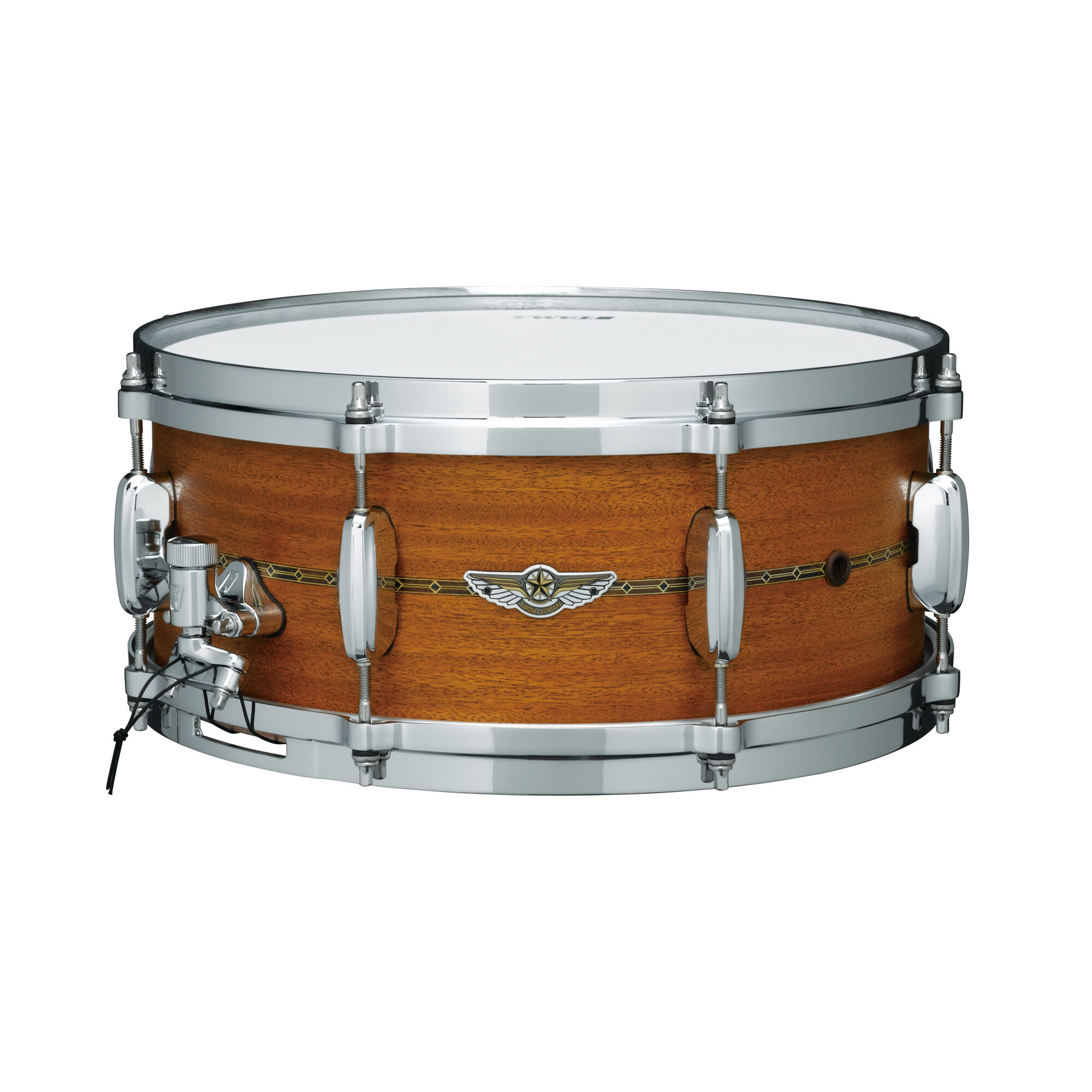 TAMA TLH146S-OMH STAR Solid Mahogany 14" x 6" Snare Drum, Natural Oil Mahogany