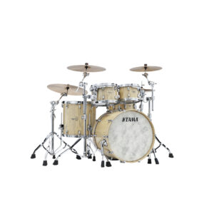 TAMA TW42RZS-AWC STAR Walnut 4-Piece Shell Pack with 22" Bass Drum - Antique White Japanese Chestnut