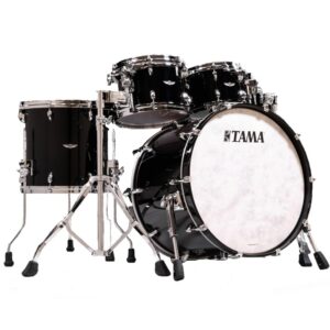 TAMA TW42RZS-PBK STAR Walnut 4-Piece Shell Pack with 22" Bass Drum - Piano Black