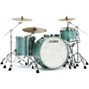 TAMA TW42RZS-SBU STAR Walnut 4-Piece Shell Pack with 22" Bass Drum - Smoky Blue Mist
