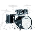 TAMA TW42RZS-SKB STAR Walnut 4-Piece Shell Pack with 22" Bass Drum - Smoky Black