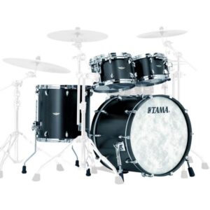 TAMA TW42RZS-SKB STAR Walnut 4-Piece Shell Pack with 22" Bass Drum - Smoky Black