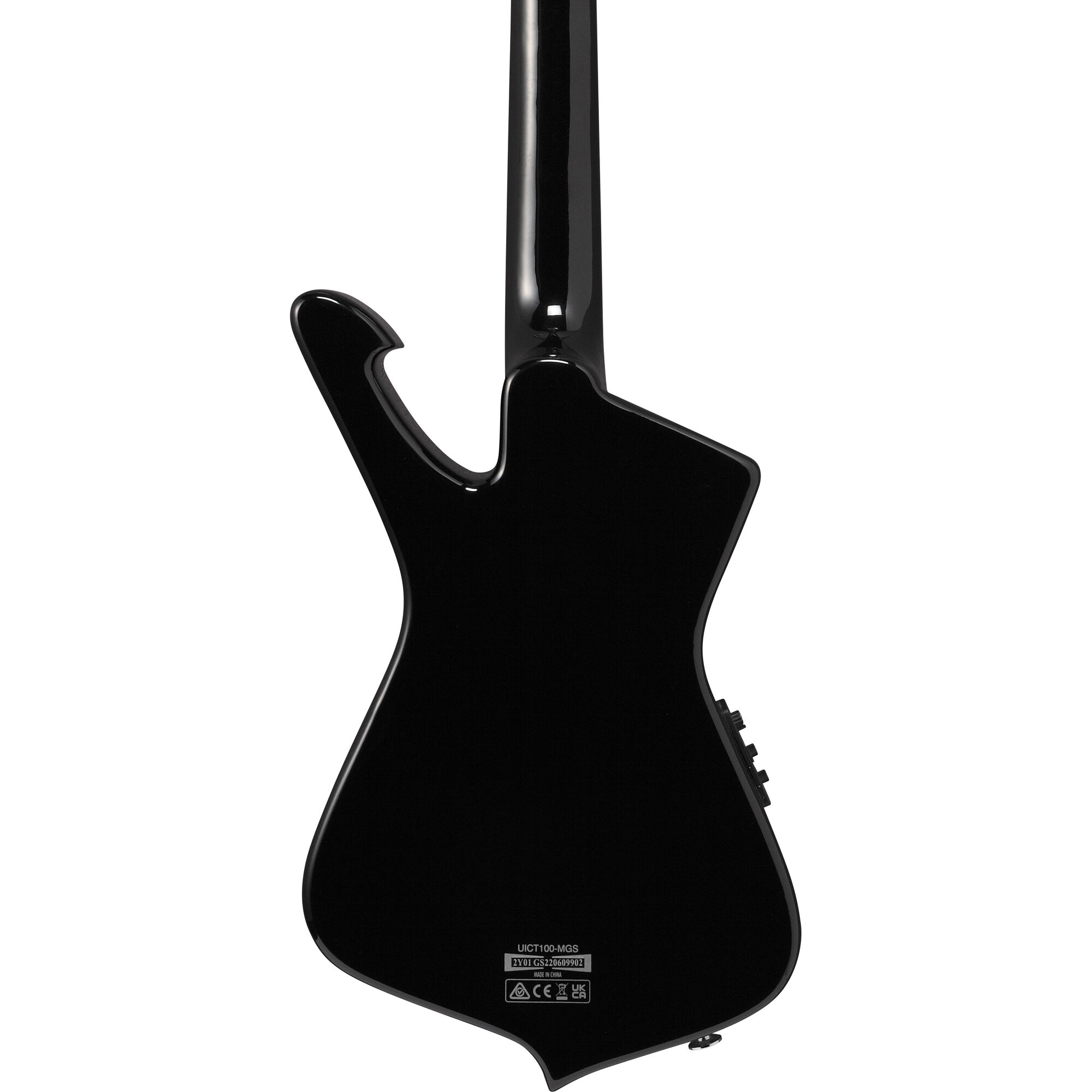 Ibanez UICT100-MGS - Iceman Ukulele, Tenor, Electro Acoustic - Metallic Gray Sunburst - Image 6