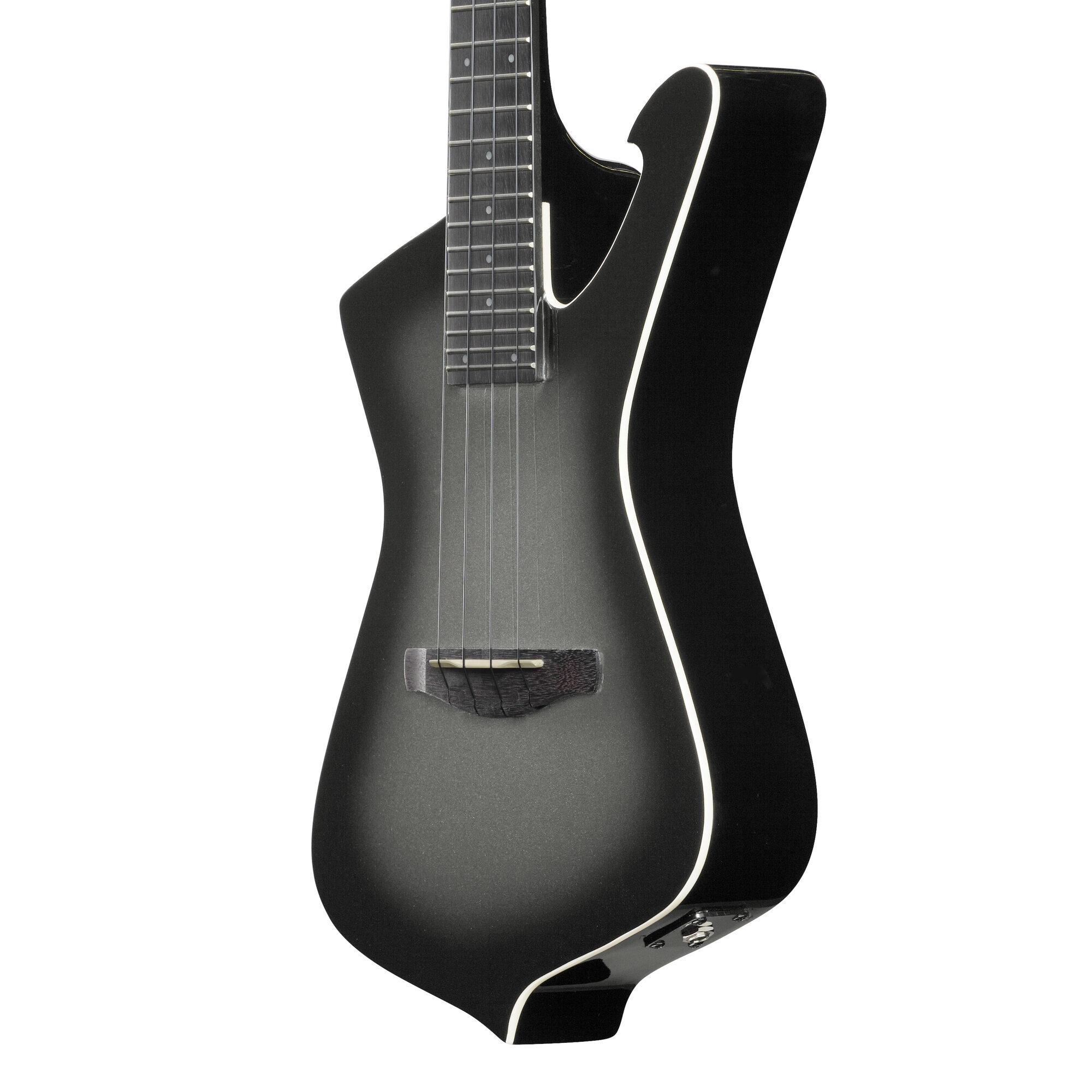 Ibanez UICT100-MGS - Iceman Ukulele, Tenor, Electro Acoustic - Metallic Gray Sunburst - Image 8