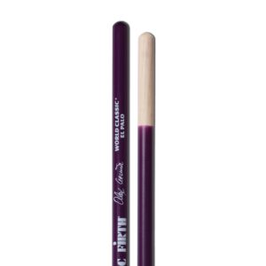 Vic Firth VF-SAA2 Alex Acuña El Palo Signature Timbale Drumsticks - Purple