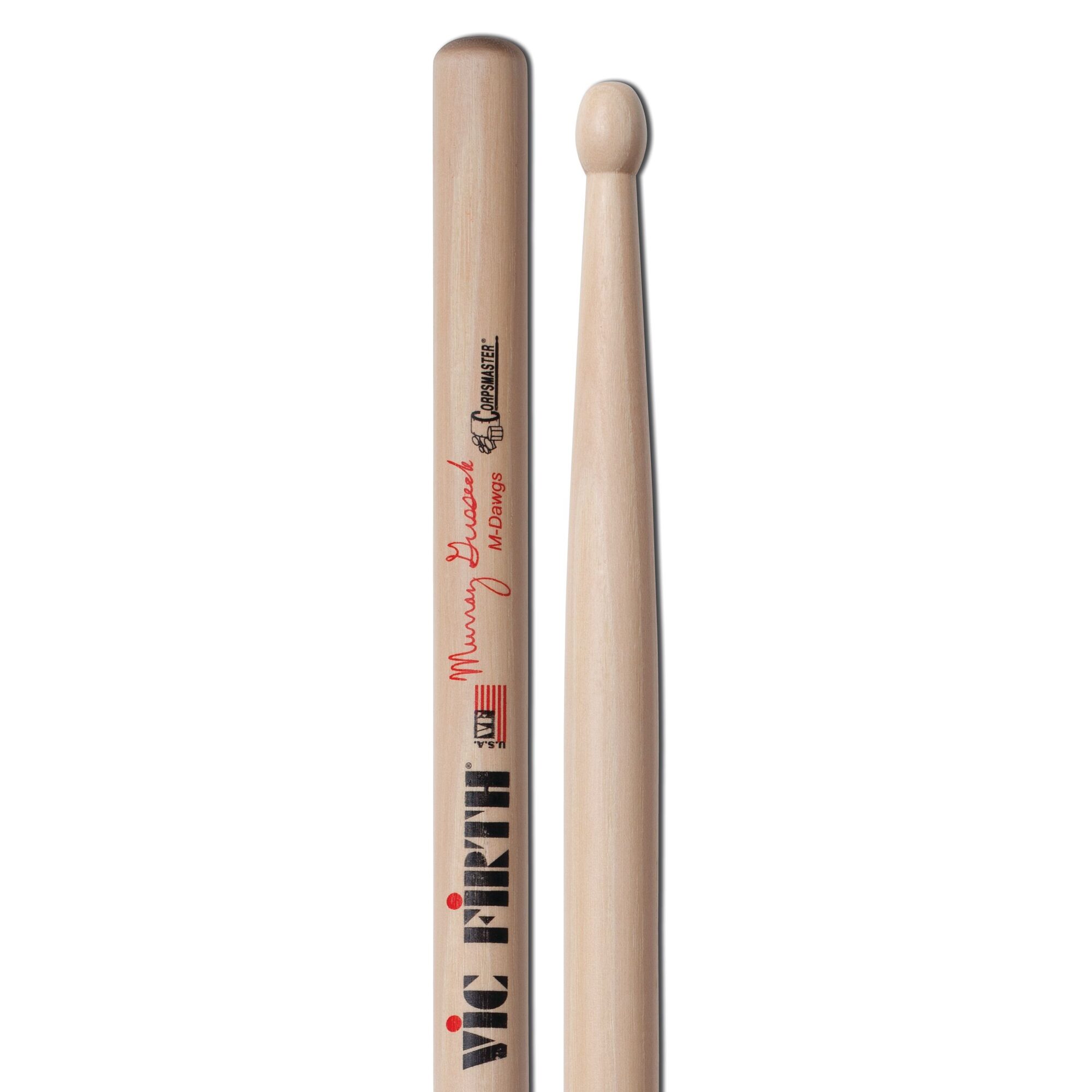 Vic Firth VF-SMG Corpsmaster® Murray Gusseck Signature Snare Drumsticks