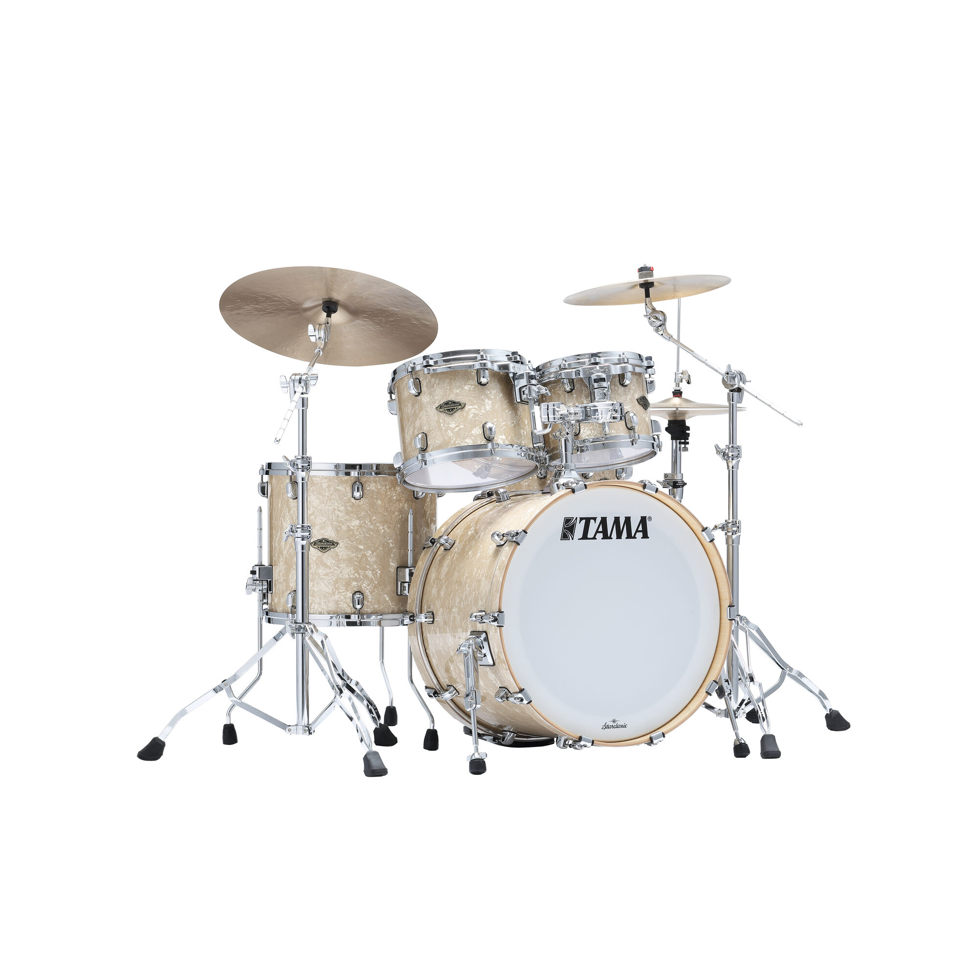 TAMA WBR42S-VMP STARCLASSIC Walnut/Birch 4-Piece Shell Pack with 22" Bass Drum - Vintage Marine Pearl