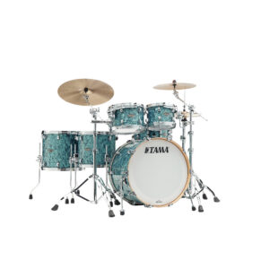TAMA WBR52RZS-TQP STARCLASSIC Walnut/Birch 5-Piece Shell Pack with 22" Bass Drum - Turquoise Pearl