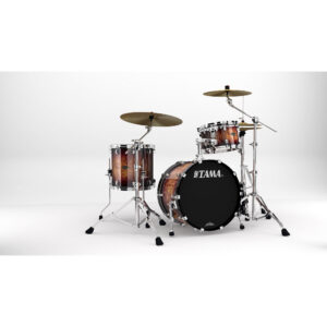 TAMA WBS30RS-MBR STARCLASSIC Walnut/Birch 3-Piece Shell Pack with 20" Bass Drum - Molten Brown Burst