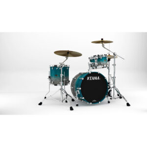 TAMA WBS30RS-SPF STARCLASSIC Walnut/Birch 3-Piece Shell Pack with 20" Bass Drum - Satin Sapphire Fade