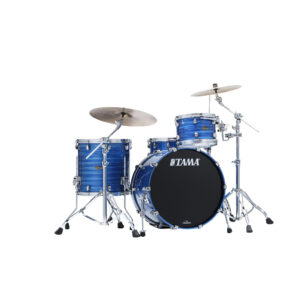 TAMA WBS32RZS-LOR STARCLASSIC Walnut/Birch 3-Piece Shell Pack with 22" Bass Drum - Lacquer Ocean Blue Ripple