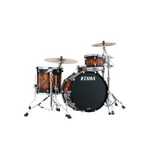 TAMA WBS32RZS-MBR STARCLASSIC Walnut/Birch 3-Piece Shell Pack with 22" Bass Drum - Molten Brown Burst