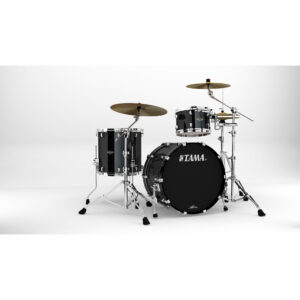 TAMA WBS32RZS-PBK STARCLASSIC Walnut/Birch 3-Piece Shell Pack with 22" Bass Drum - Piano Black