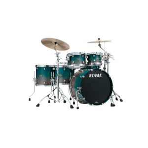 TAMA WBS52RZS-SPF STARCLASSIC Walnut/Birch 5-Piece Shell Pack with 22" Bass Drum - Satin Sapphire Fade