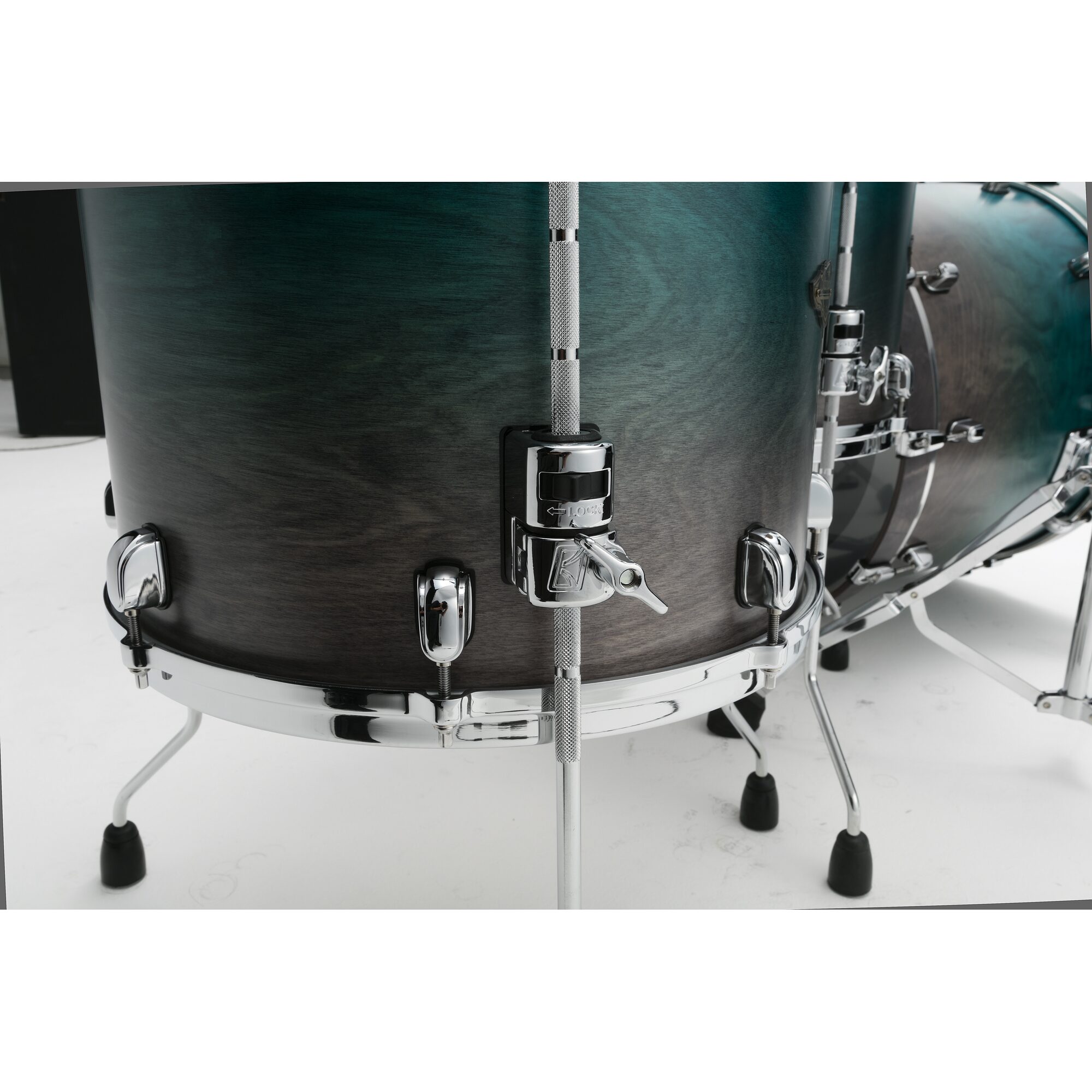 TAMA WBS52RZS-SPF STARCLASSIC Walnut/Birch 5-Piece Shell Pack with 22" Bass Drum - Satin Sapphire Fade - Image 5