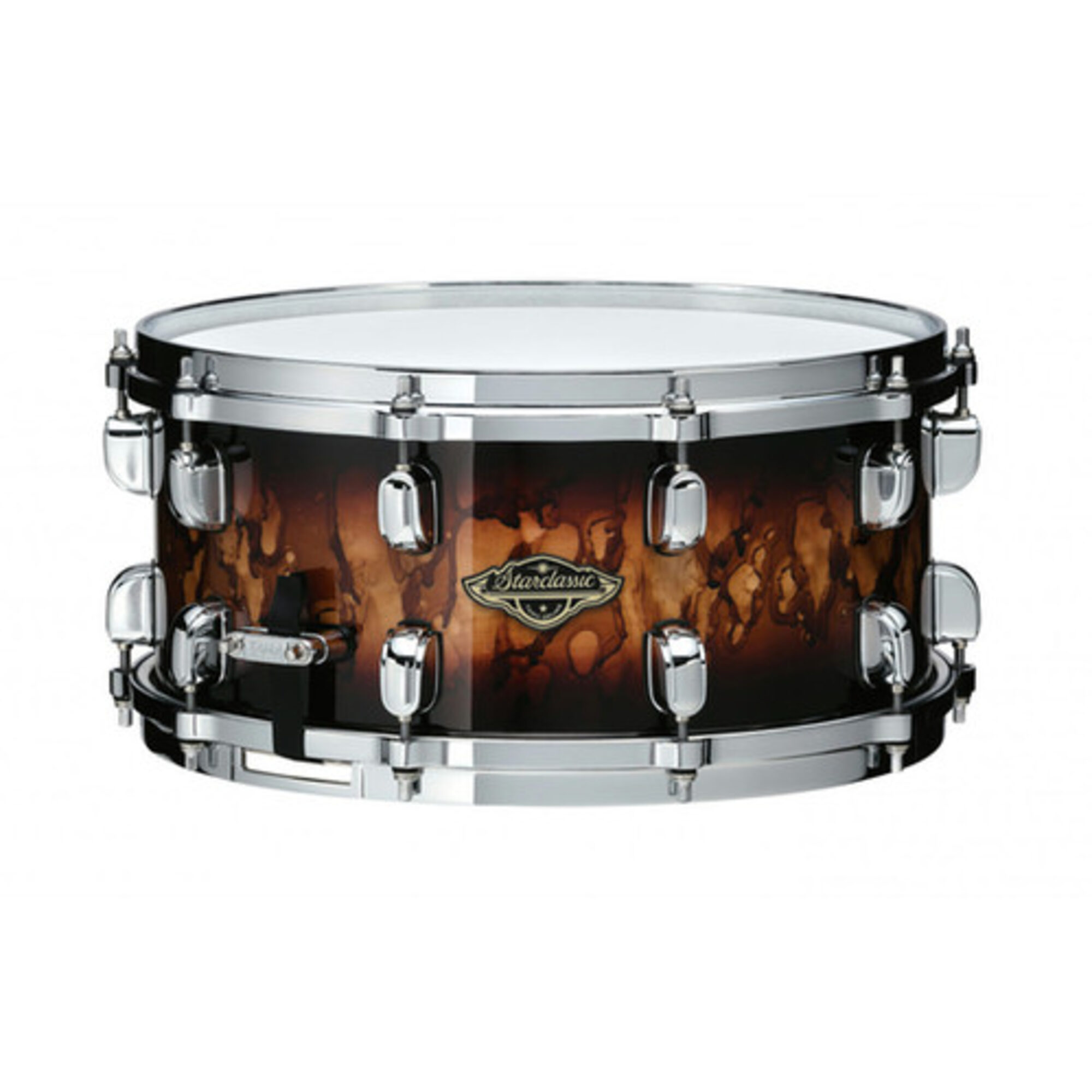 TAMA WBSS136-MBR Starclassic Walnut/Birch 13" x 6" Snare Drum, Molten Brown Burst