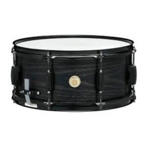 TAMA WP1465BK-BOW Woodworks 14" x 6.5" Snare Drum, Black Oak Wrap