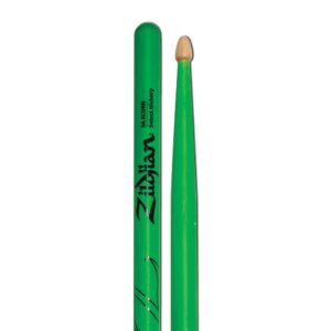 Zildjian Z5AACDGG 5A Acorn Neon Green Drumsticks