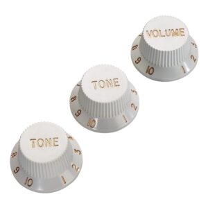 DiMarzio DM2111 Replacement Knob Set For Fender Strat, White