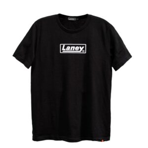 Laney Vintage Logo Black T-Shirt - XXL