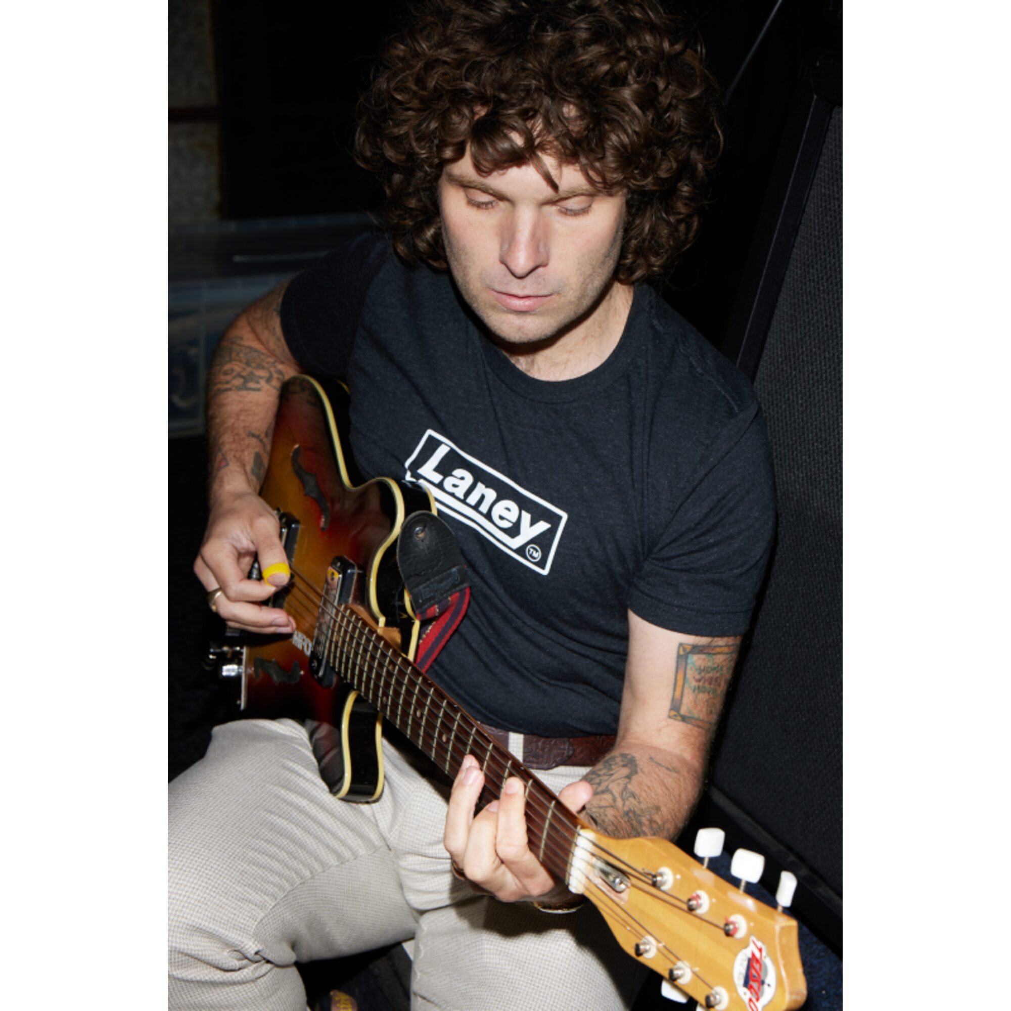 Laney Vintage Logo Black T-Shirt - XXXL - Image 14