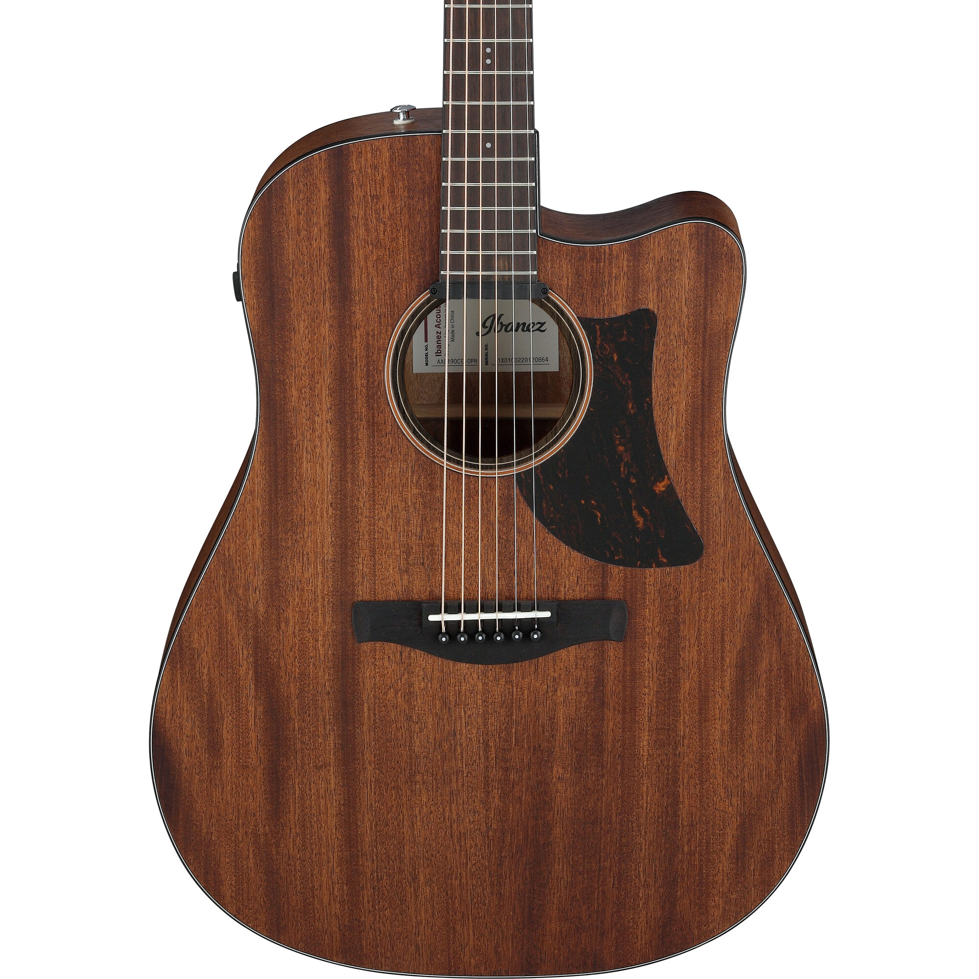 Ibanez AAD190CE-OPN - Advanced Electro Acoustic, Cutaway - Open Pore Natural - Image 4