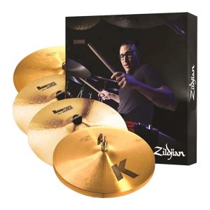 Zildjian KP100 K Pack (15" Light Hi-Hats, 19" Thin Crash, 22" Light Ride, 17" Thin Crash, Bonus Zcb22Pv2