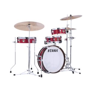 TAMA LJK48P-BRM Club-JAM Pancake 4-Piece Shell Pack with 18" Bass Drum - Burnt Red Mist