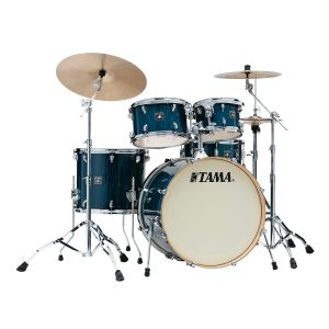 TAMA CL52KRS-PGHP Superstar Classic 5-Piece Shell Pack with 22" Bass Drum - Sapphire Lacebark Pine