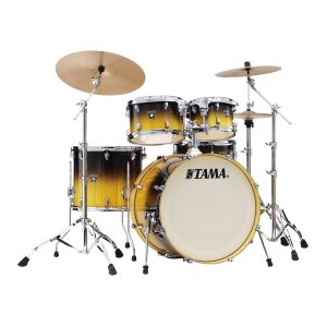 TAMA CL52KRS-PGLP Superstar Classic 5-Piece Shell Pack with 22" Bass Drum - Gloss Lacebark Pine Fade